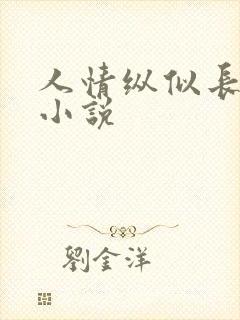 人情纵似长情月小说