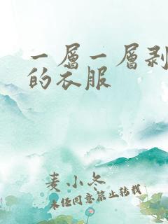 一层一层剥掉你的衣服