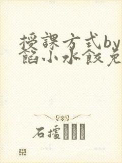 授课方式by肉馅小水饺免费