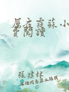 厉夜霆苏小汐免费阅读