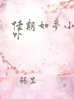 佳期如梦小说番外