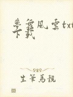 梦舞风云txt下载