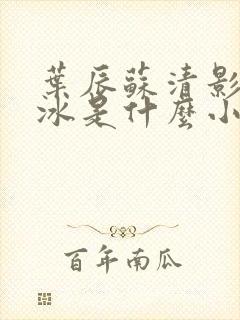 叶辰苏清影秦若冰是什么小说