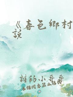 《春色乡村》小说