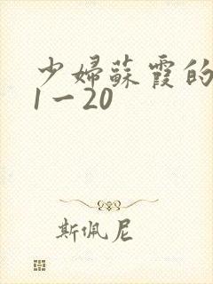 少妇苏霞的沉沦1一20