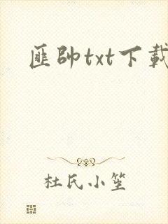 匪帅txt下载