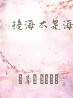 后海不是海小说