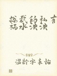 总裁的私有宝贝祸水泱泱