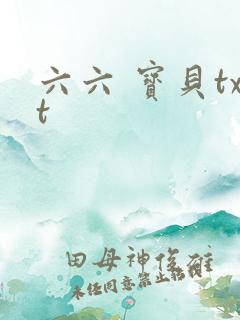 六六 宝贝txt