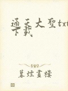 通天大圣txt下载