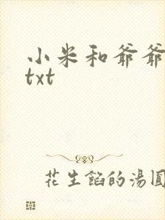 小米和爷爷全篇txt