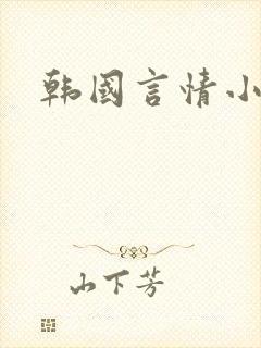 韩国言情小说