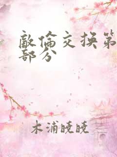 敌伦交换第十一部分