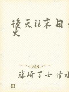 后天ii末日天火
