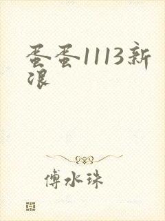 蛋蛋1113新浪