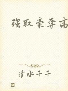 强取豪夺高干文