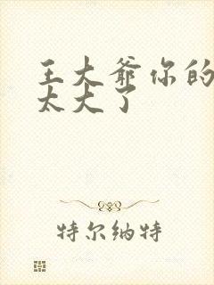 王大爷你的东西太大了