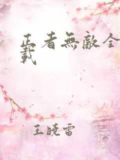 正者无敌全集下载