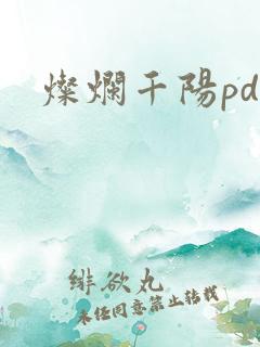 灿烂千阳pdf