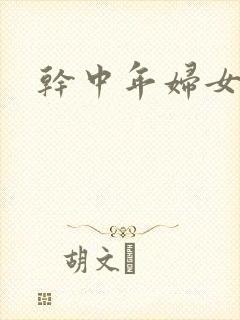 干中年妇女小说