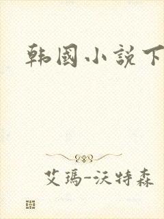 韩国小说下载