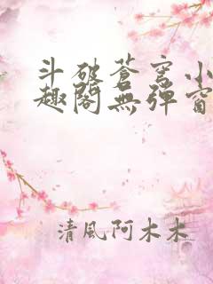 斗破苍穹小说笔趣阁无弹窗