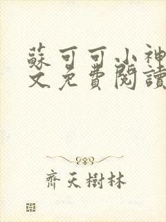 苏可可小神棍全文免费阅读