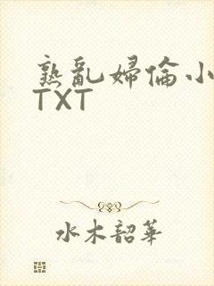 熟乱妇伦小说网TXT