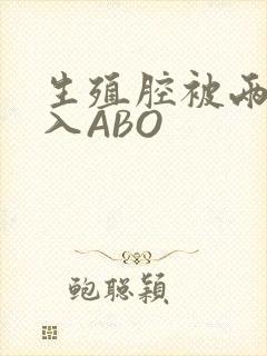 生殖腔被两根进入ABO