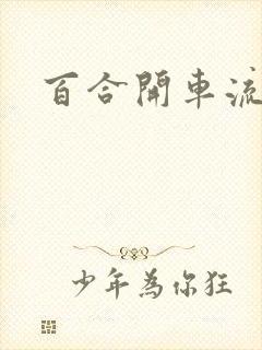 百合开车流污水