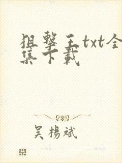 狙击王txt全集下载