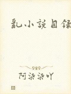 乱小说目录全文