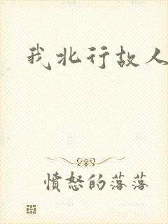 我北行故人南去