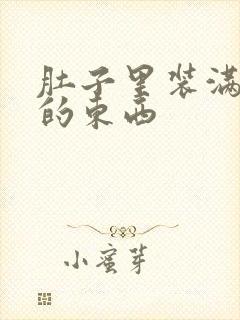 肚子里装满了他的东西