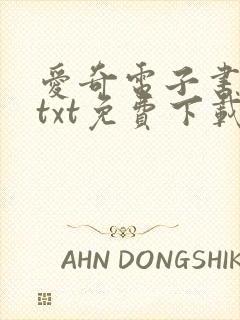 爱奇电子书下载txt免费下载