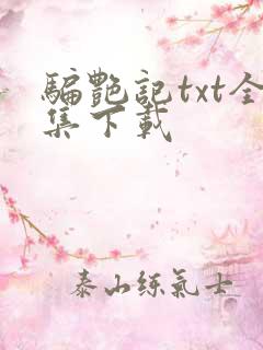 骗艳记txt全集下载
