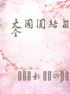 大团圆结目录大全
