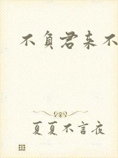 不负君来不负清