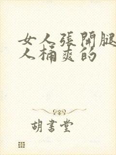 女人张开腿让男人桶爽的