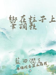 绑在柱子上用毛笔调教