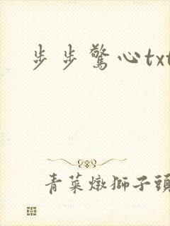 步步惊心txt
