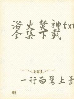 浴火焚神txt全集下载