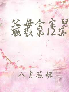 父母全家儿女大联欢第12集