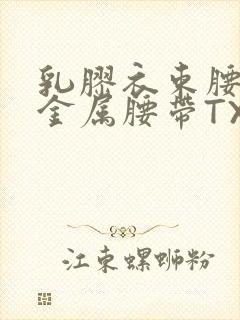 乳胶衣束腰勒紧金属腰带TXT