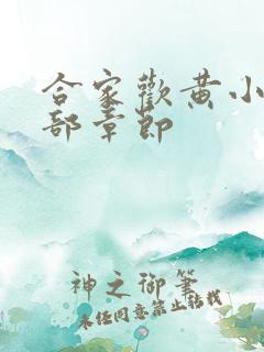 合家欢黄小梅全部章节