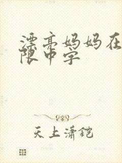 漂亮妈妈在观有限中字