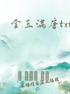 金玉满唐txt