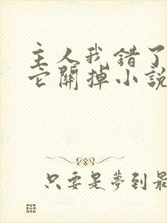 主人我错了请把它关掉小说