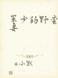 军少的野蛮小娇妻