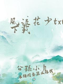 风流花少txt下载